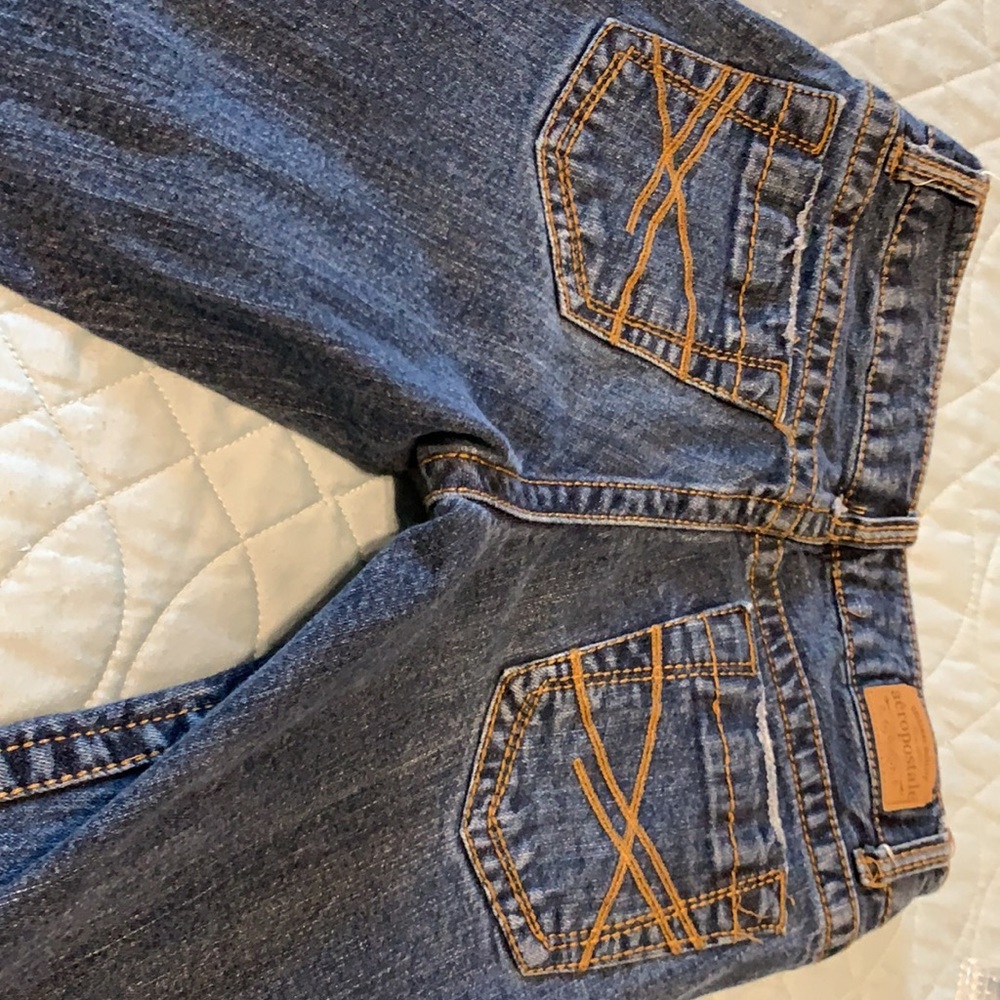 Aeropostale Bayla Skinny Women’s Blue Denim Jeans - Picture 9 of 11